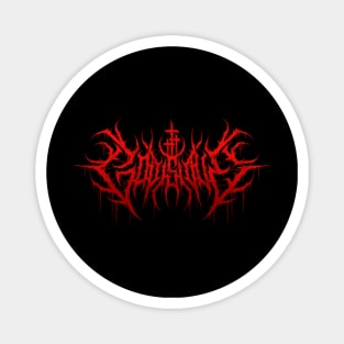 God is Love death metal design (blood red) Magnet